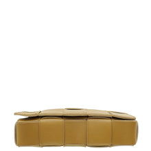 Bottega Veneta Kaki Brown Intreccio Cassette Classic Crossbody Bag