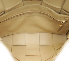 Bottega Veneta Kaki Brown Intreccio Cassette Classic Crossbody Bag
