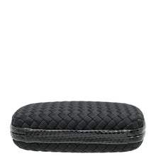 Bottega Veneta Black Knot Intrecciato Silk Chain Clutch Bag