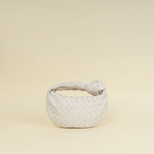 Bottega Veneta White Intrecciato Mini Jodie Bag