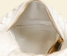 Bottega Veneta White Intrecciato Mini Jodie Bag