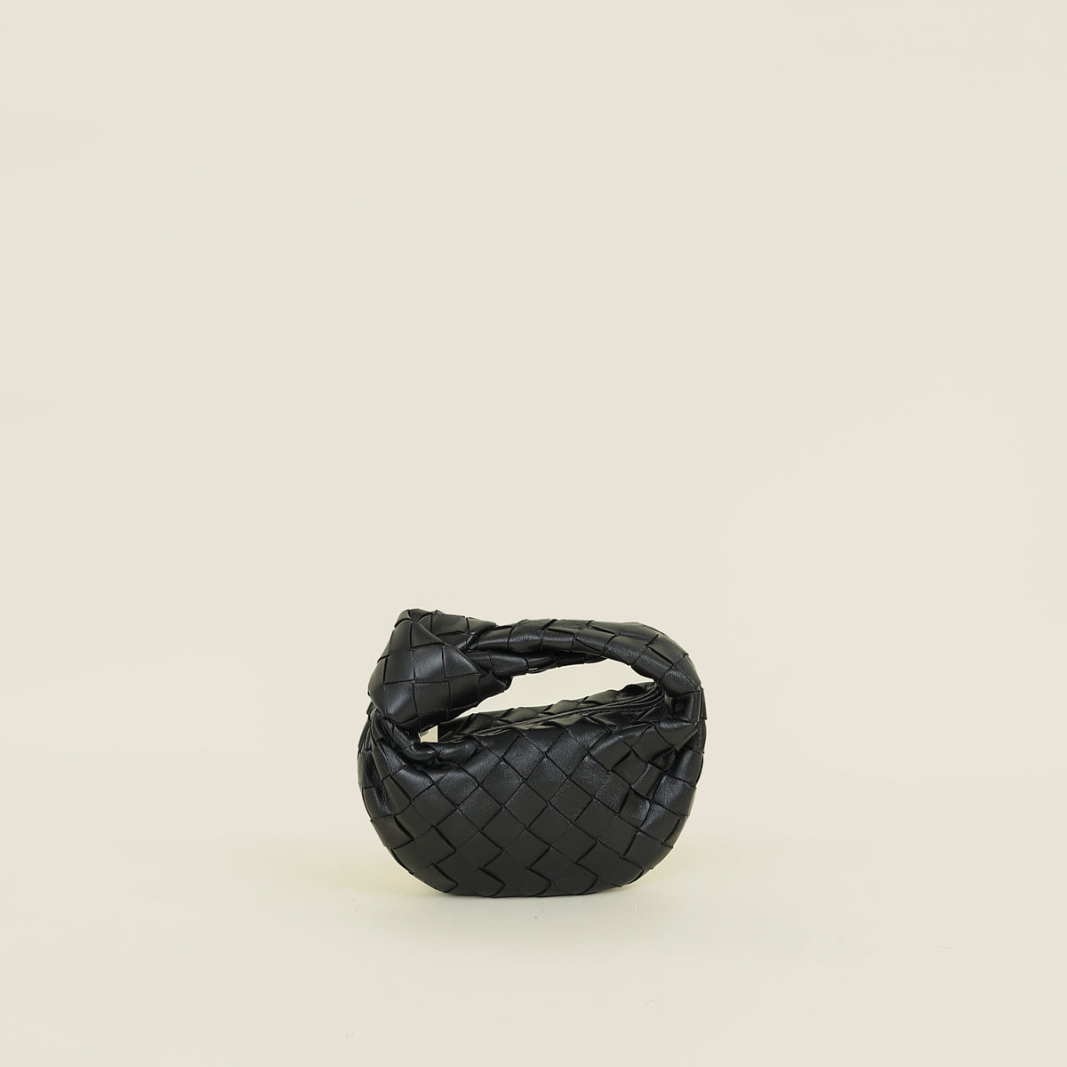 Bottega Veneta Black Intrecciato Candy Jodie Bag