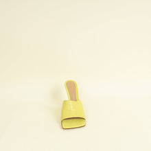 Bottega Veneta Yellow Stretch Mules 38