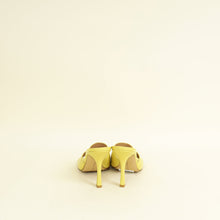 Bottega Veneta Yellow Stretch Mules 38