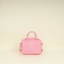 Bottega Veneta Pink Intrecciato Small Getaway Top-Handle Bag