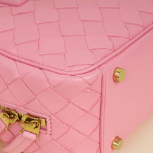 Bottega Veneta Pink Intrecciato Small Getaway Top-Handle Bag