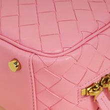 Bottega Veneta Pink Intrecciato Small Getaway Top-Handle Bag
