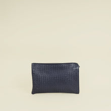 Bottega Veneta Blue Intrecciato Document/Laptop Case