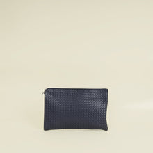 Bottega Veneta Blue Intrecciato Document/Laptop Case