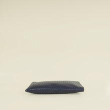 Bottega Veneta Blue Intrecciato Document/Laptop Case