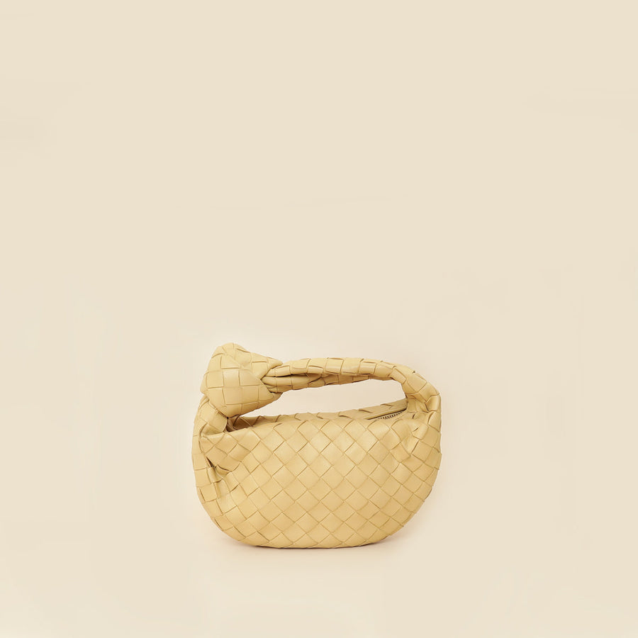 Bottega Veneta Beige Intrecciato Nappa Jodie Mini Bag