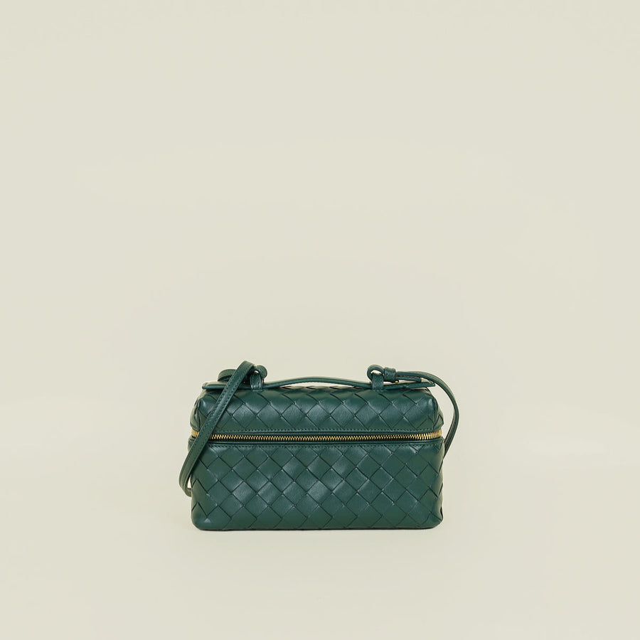 Bottega Veneta Emerald Green Intrecciato Bang Bang