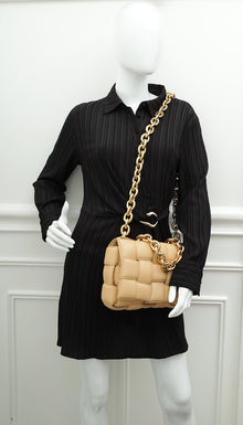Bottega Veneta Almond Padded Chain Cassette Bag