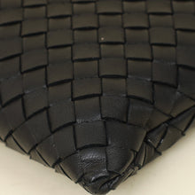 Bottega Veneta Black Intrecciato Pouch