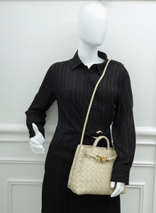 Bottega Veneta Light Butterscotch Small Andiamo Shoulder Bag