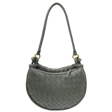 Bottega Veneta Dark Grey Intrecciato Gemelli Bag