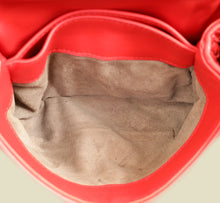 Bottega Veneta Red Intrecciato Olimpia Bag
