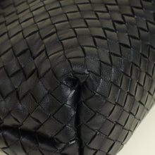 Bottega Veneta Black Intrecciato "The Fold" Crossbody Bag