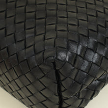 Bottega Veneta Black Intrecciato "The Fold" Crossbody Bag