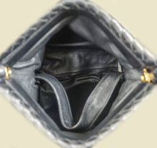 Bottega Veneta Black Intrecciato "The Fold" Crossbody Bag