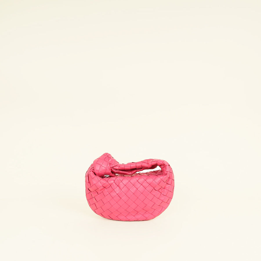 Bottega Veneta Fuchsia Intrecciato Mini Jodie Bag