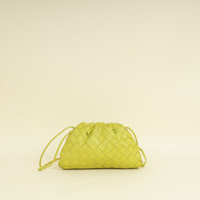 Bottega Veneta Lime Green Intrecciato Mini Pouch