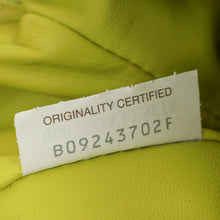Bottega Veneta Lime Green Intrecciato Mini Pouch