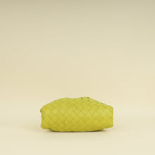 Bottega Veneta Lime Green Intrecciato Mini Pouch