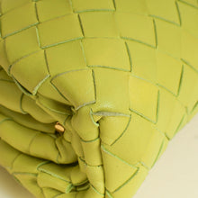 Bottega Veneta Lime Green Intrecciato Mini Pouch