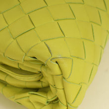 Bottega Veneta Lime Green Intrecciato Mini Pouch