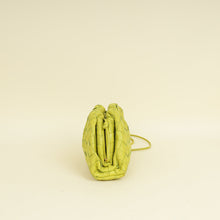 Bottega Veneta Lime Green Intrecciato Mini Pouch