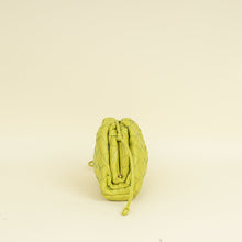 Bottega Veneta Lime Green Intrecciato Mini Pouch