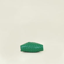 Bottega Veneta Green Intrecciato Leather Mini Pouch Bag