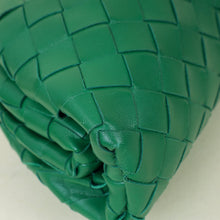 Bottega Veneta Green Intrecciato Leather Mini Pouch Bag