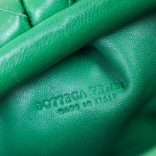Bottega Veneta Green Intrecciato Leather Mini Pouch Bag