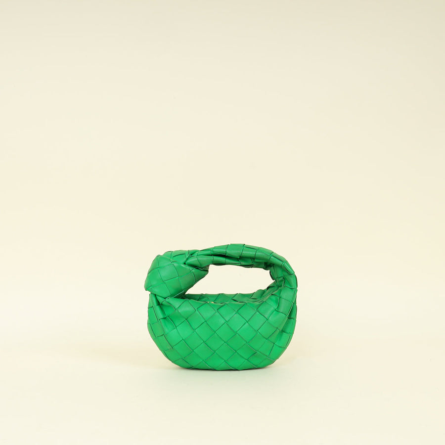 Bottega Veneta Green Intrecciato Candy Jodie Bag
