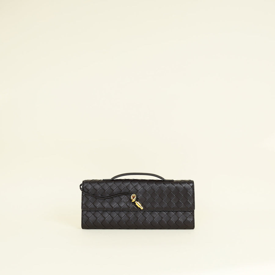 Bottega Veneta Fondant Intrecciato Andiamo Clutch