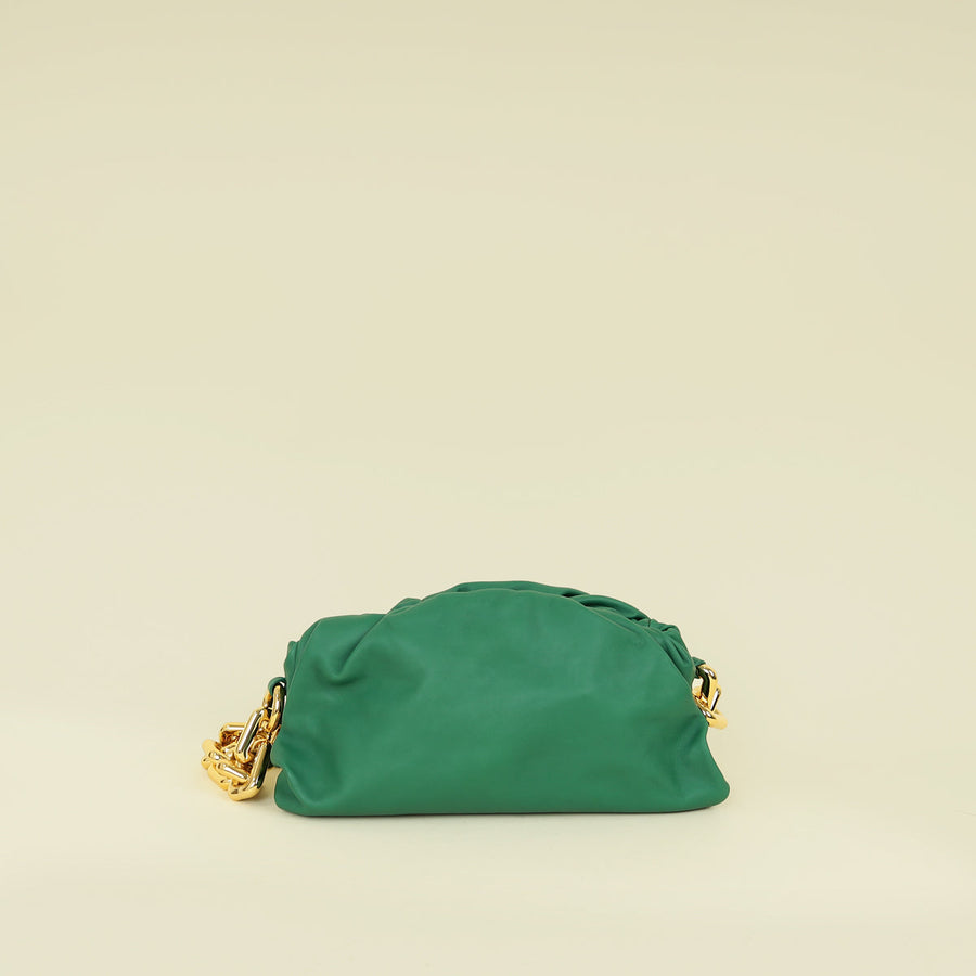 Bottega Veneta Racing Green The Pouch Chain