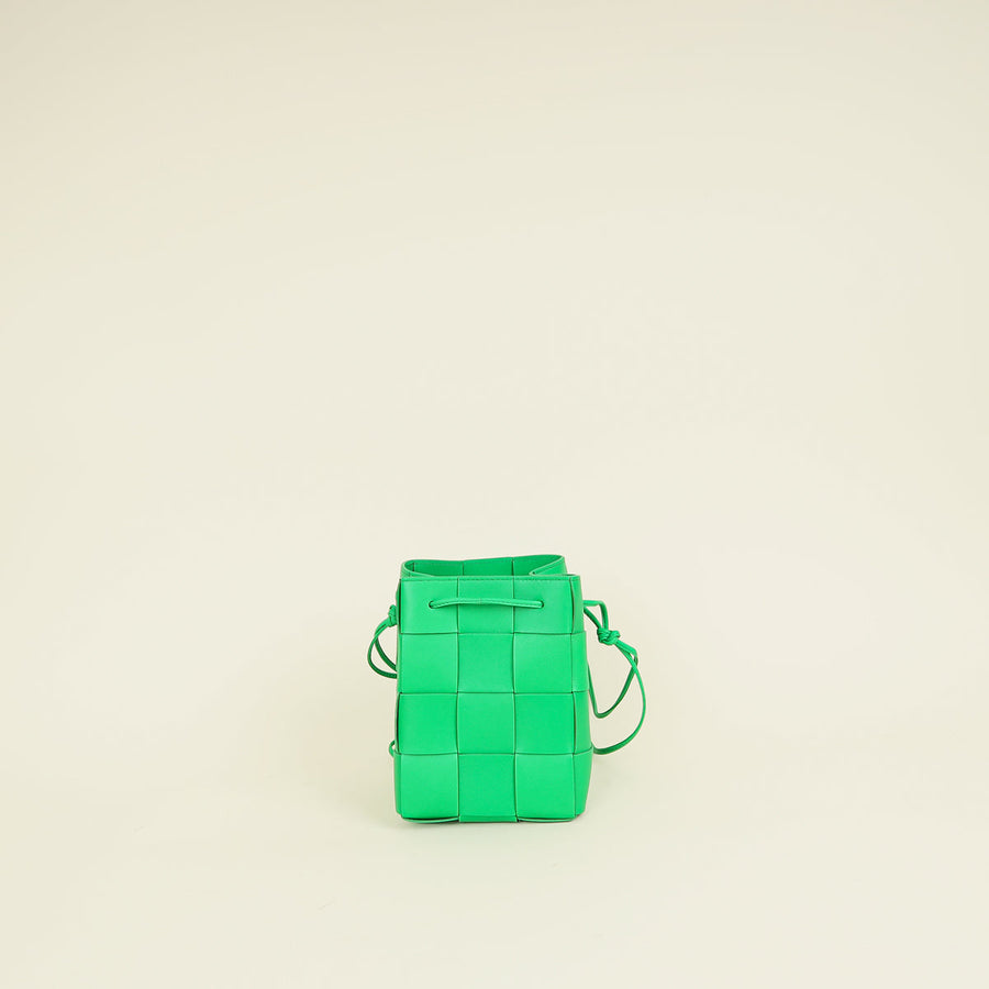Bottega Veneta Parakeet Small Cassette Bucket Bag