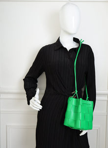 Bottega Veneta Parakeet Small Cassette Bucket Bag