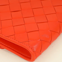 Bottega Veneta Orange Red Intrecciato Nappa Andiamo Clutch