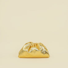 Bottega Veneta Metallic Gold Bark The Pouch