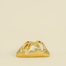 Bottega Veneta Metallic Gold Bark The Pouch
