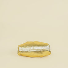 Bottega Veneta Metallic Gold Bark The Pouch