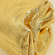 Bottega Veneta Metallic Gold Bark The Pouch