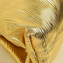 Bottega Veneta Metallic Gold Bark The Pouch