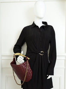 Bottega Veneta Barolo Intrecciato Sardine Chain Bag