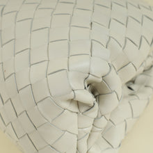 Bottega Veneta Plaster White Intrecciato The Pouch Clutch Bag