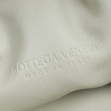 Bottega Veneta Plaster White Intrecciato The Pouch Clutch Bag