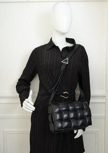 Bottega Veneta Black Padded Cassette Bag